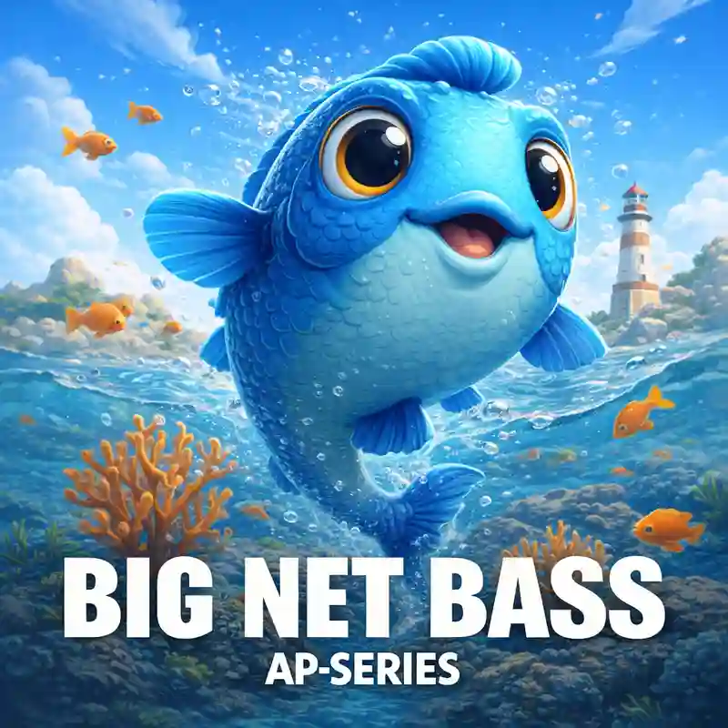 Big Net Bass Slot Game Interface
