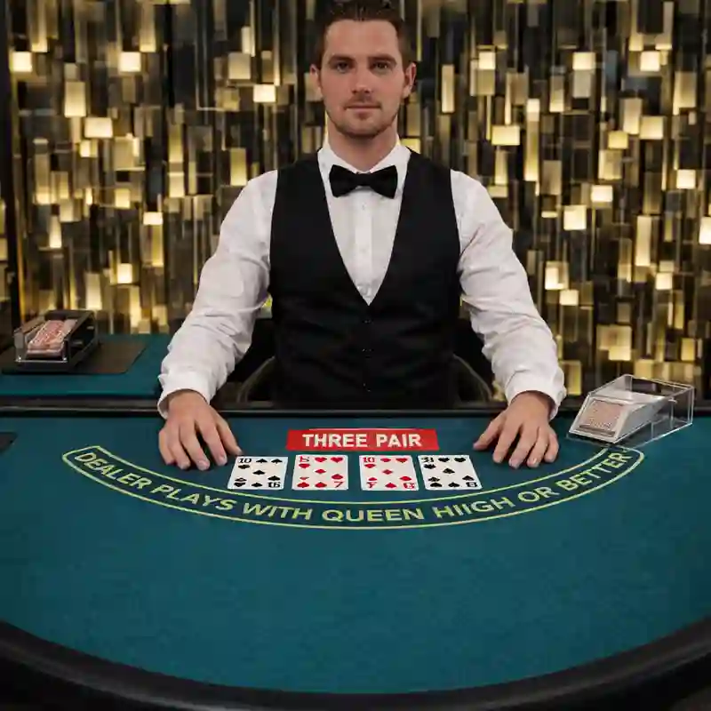 Triple Card Poker Table Game